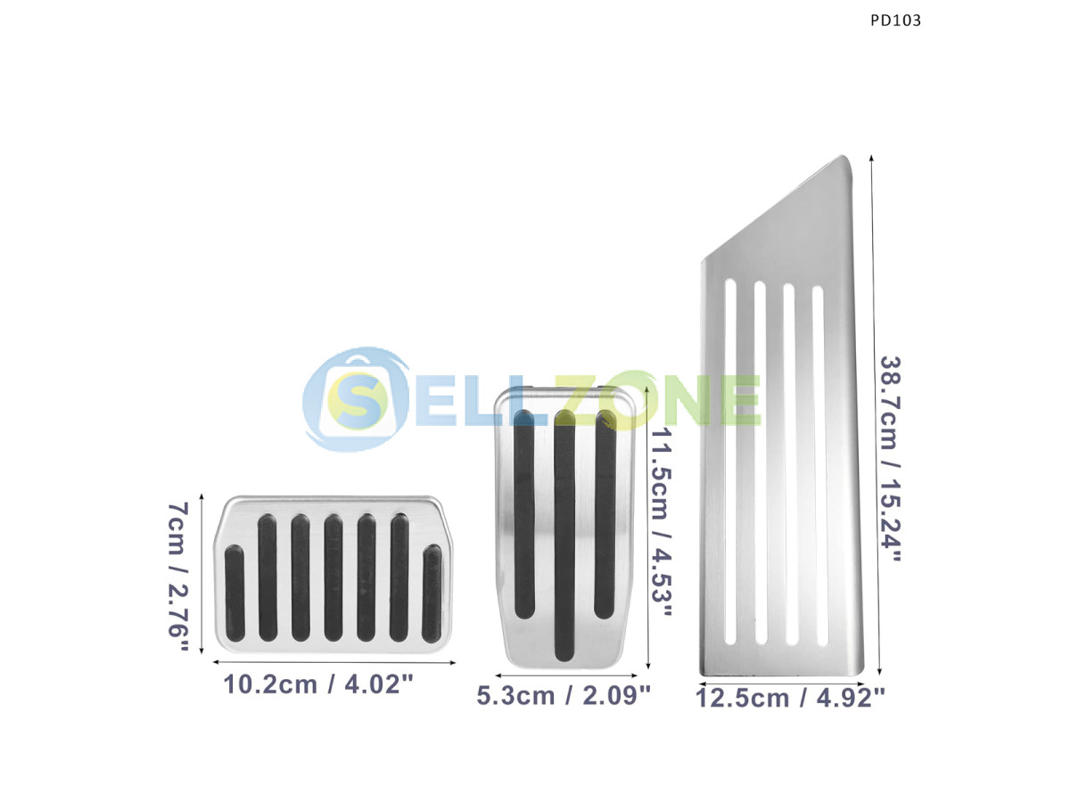 Тунинг педали от стомана с антихлъзгаща гума за Tesla Model 3 Y – PD103 - Изображение 1 - Sellzone.bg Тунинг педали от стомана с антихлъзгаща гума за Tesla Model 3 Y – PD103 - Изображение 1